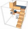 Прикрепленное изображение: кабинет и спальня для маленьких квартир.jpg
