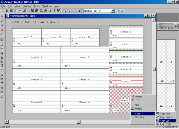 Screenshot of Astra R-Nesting